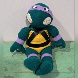 Donatello Vintage 1980s TMNT Teenage Mutant Ninja Turtle Plush Music Box